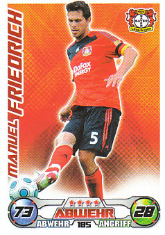 Manuel Friedrich Bayer 04 Leverkusen 2009/10 Topps MA Bundesliga #185